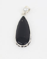 Black Obsidian Sterling Silver Pendant – The Midnight Shield | Protection & Strength