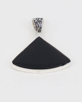 Black Obsidian Sterling Silver Pendant – The Dark Moon | Protection & Gro