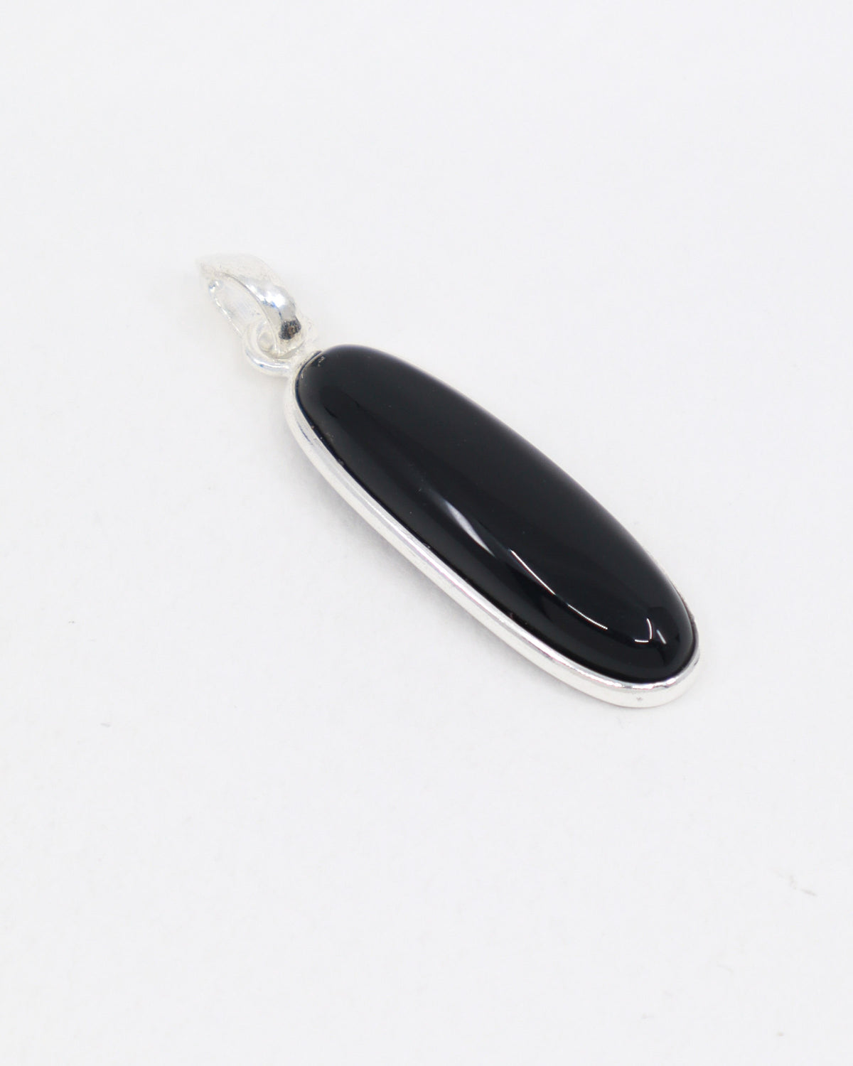 Black Onyx Sterling Silver Pendant – The Quiet Strength | Grounding & Protection