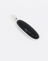 Black Onyx Sterling Silver Pendant – The Quiet Strength | Grounding & Protection