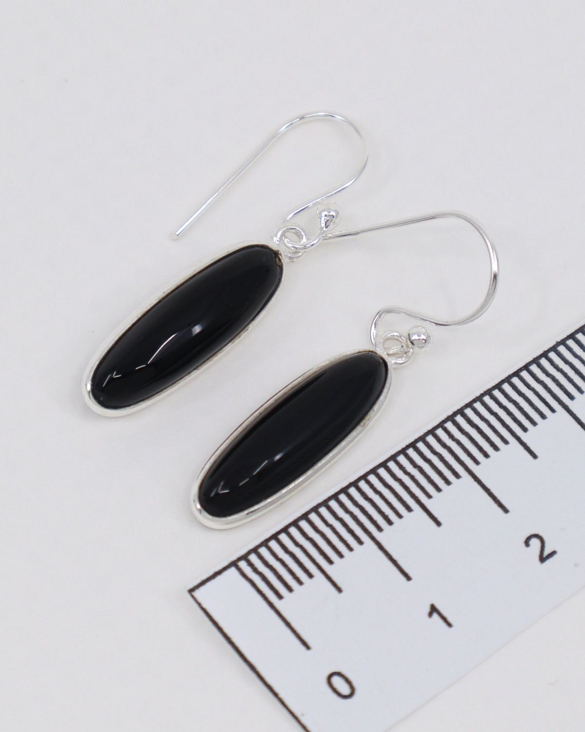 Black Onyx Sterling Silver Earrings – The Midnight Shield | Protection & Strength