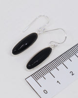 Black Onyx Sterling Silver Earrings – The Midnight Shield | Protection & Strength