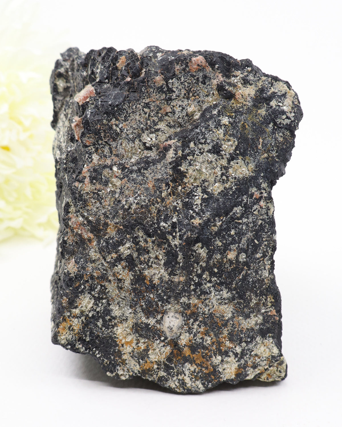 Black Tourmaline with Pink Feldspar 1.242kg – The Guardian Stone | Protection & Grounding