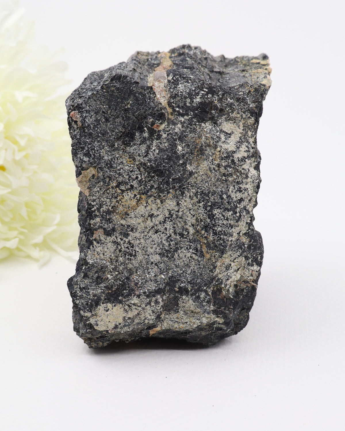 Black Tourmaline with Pink Feldspar 1.242kg – The Guardian Stone | Protection & Grounding