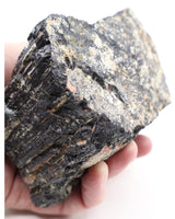Black Tourmaline with Pink Feldspar 1.242kg – The Guardian Stone | Protection & Grounding