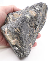 Black Tourmaline with Pink Feldspar 1.559kg – The Guardian Stone | Protection & Grounding