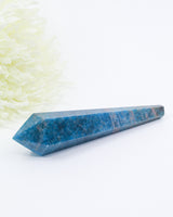 Blue Apatite Crystal Wand 180g – The Visionary | Motivation & Intuition