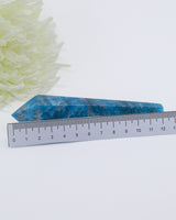 Blue Apatite Crystal Wand 123g – The Visionary | Motivation & Manifestation