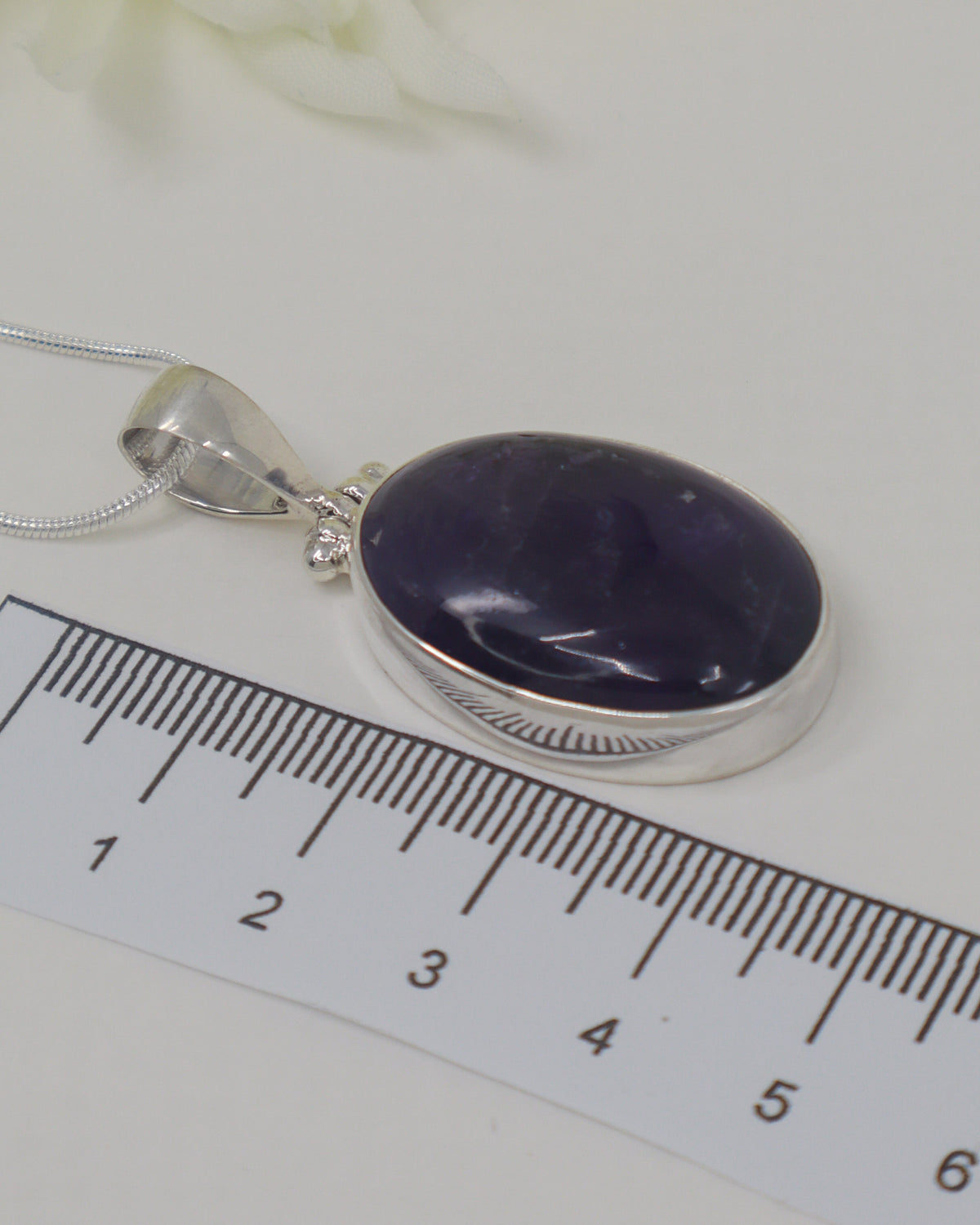 Amethyst Sterling Silver Pendant | Violet Wisdom & Spiritual Protection