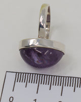 Brazilian Amethyst Sterling Silver Ring – Size 7