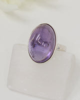 Brazilian Amethyst Sterling Silver Ring – Size 7