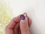 Brazilian Amethyst Sterling Silver Ring – Violet Sanctuary | Size 7