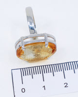 Brazilian Citrine Sterling Silver Ring Size 9 | Abundance & Success