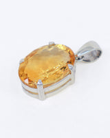 Brazilian Citrine Pendant – Golden Sun Oracle | Abundance & Success