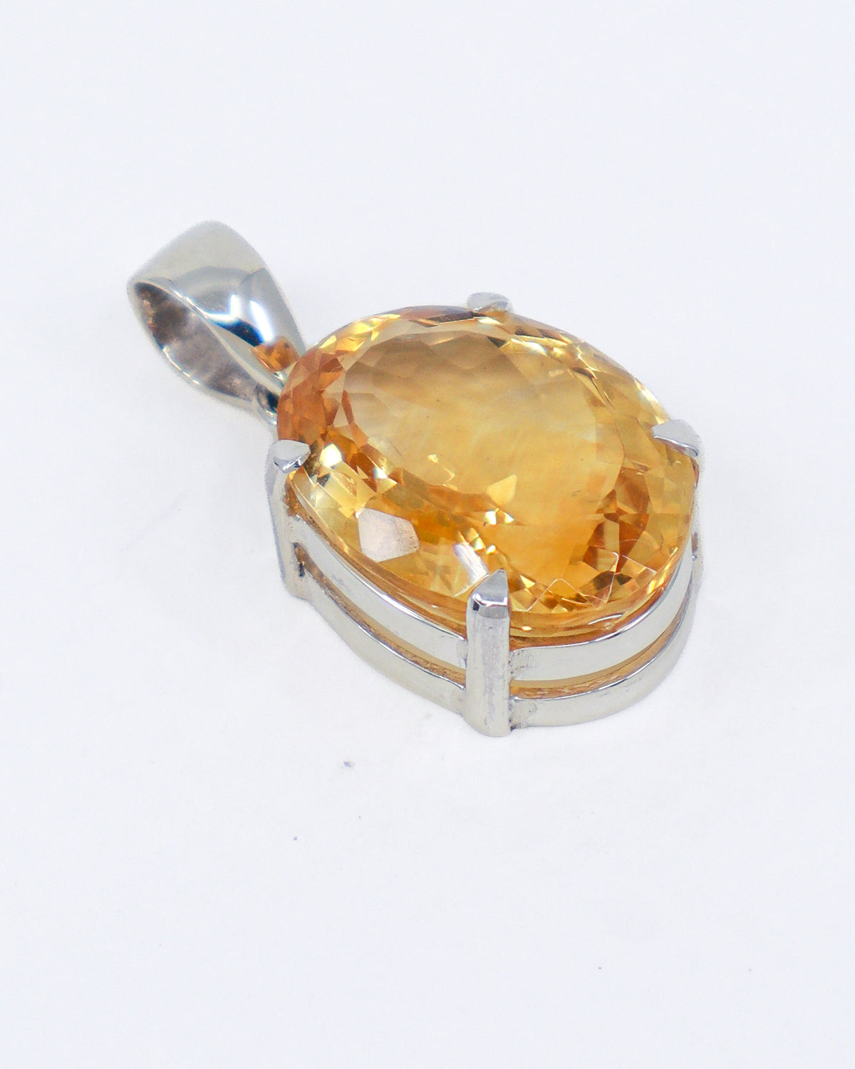 Brazilian Citrine Pendant – Golden Sun Oracle | Abundance & Success