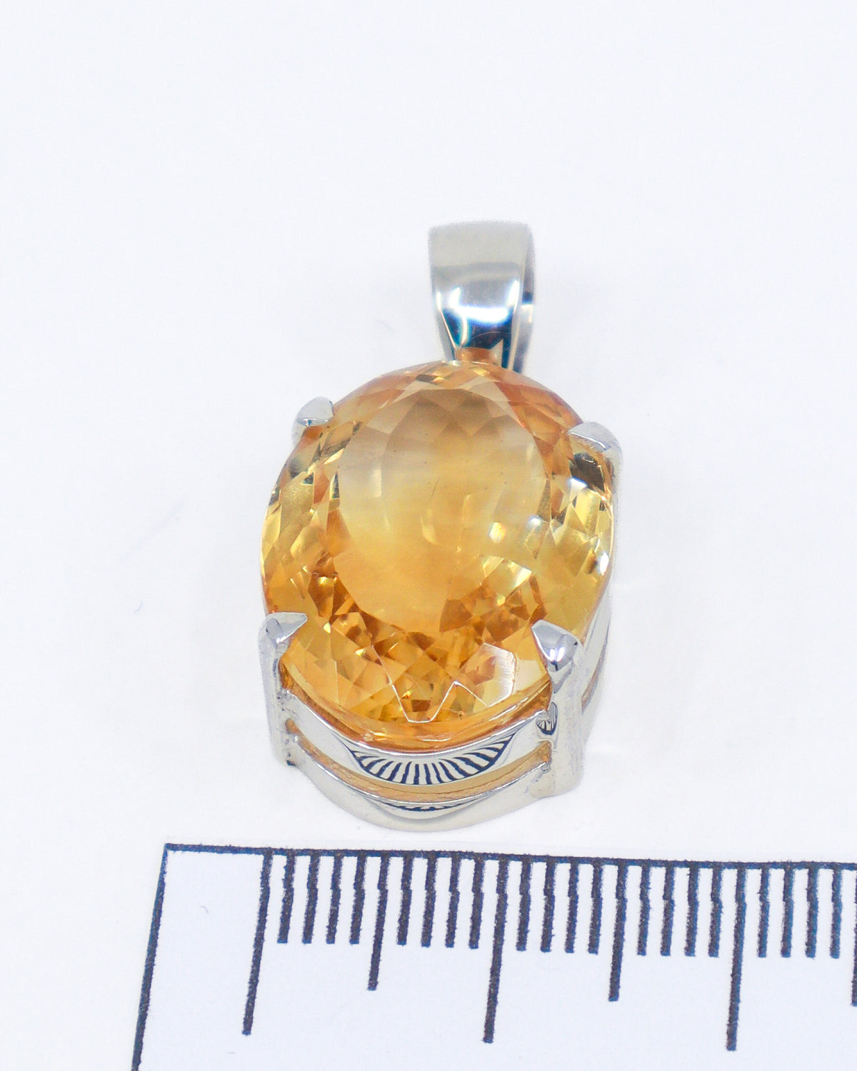 Brazilian Citrine Pendant – Golden Sun Oracle | Abundance & Success