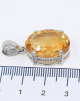 Brazilian Citrine Pendant – Golden Sun Oracle | Abundance & Success