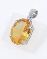 Brazilian Citrine Pendant – Golden Sun Oracle | Abundance & Success