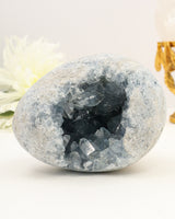 Celestite Geode Egg | 13cm | 2.3kg | Angelic Peace & Calm