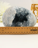 Celestite Geode Egg | 13cm | 2.3kg | Angelic Peace & Calm