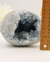 Celestite Geode Egg | 13cm | 2.3kg | Angelic Peace & Calm