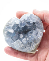Angel's Embrace – Celestite Crystal Heart