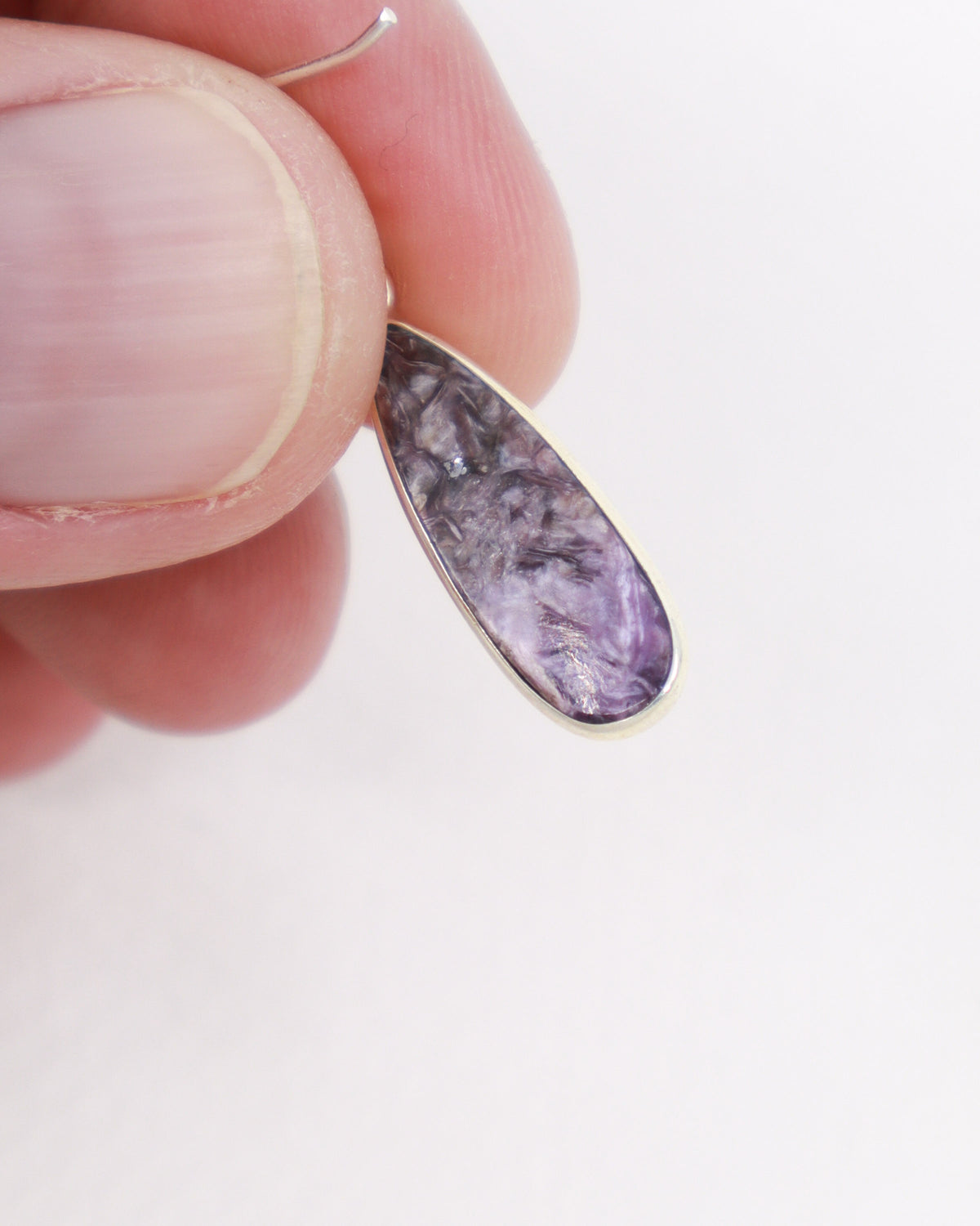 Charoite Sterling Silver Earrings – Violet Awakening | Intuition & Transformation