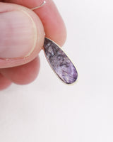 Charoite Sterling Silver Earrings – Violet Awakening | Intuition & Transformation