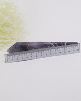 Chevron Amethyst Crystal Wand 135g – The Mystic Path | Intuition & Spiritual Clarity