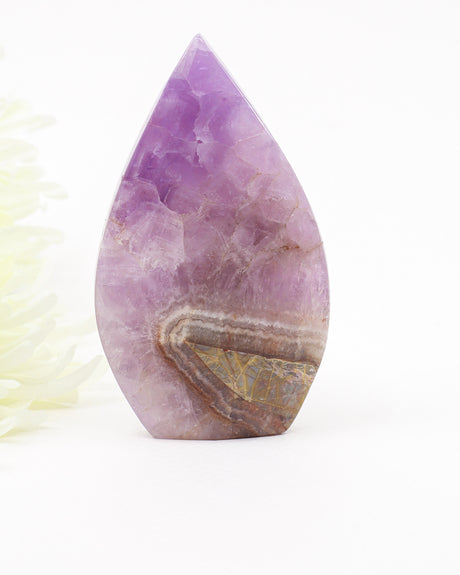 Chevron Amethyst Freeform | Intuition, Spiritual Insight & Inner Harmony