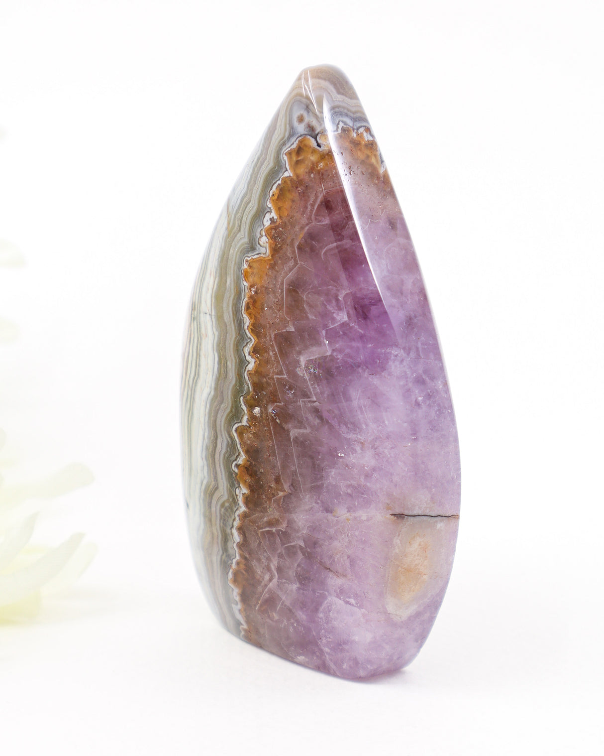 Chevron Amethyst Freeform | Intuition, Balance & Spiritual Protection