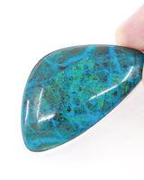 Chrysocolla Sterling Silver Pendant 6.4cm – The Ocean Oracle | Wisdom & Truth