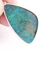 Chrysocolla Sterling Silver Pendant 6.4cm – The Ocean Oracle | Wisdom & Truth