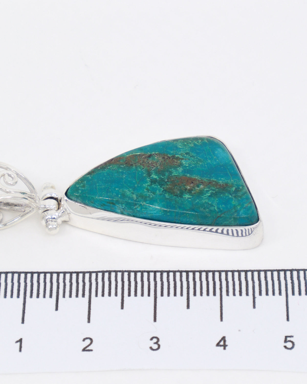 Chrysocolla Sterling Silver Pendant – The Voice of the Soul | Truth & Empowerment