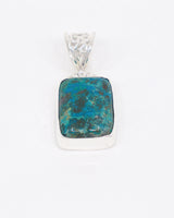 Chrysocolla Sterling Silver Pendant – The Sacred Waters | Communication & Inner Wisdom