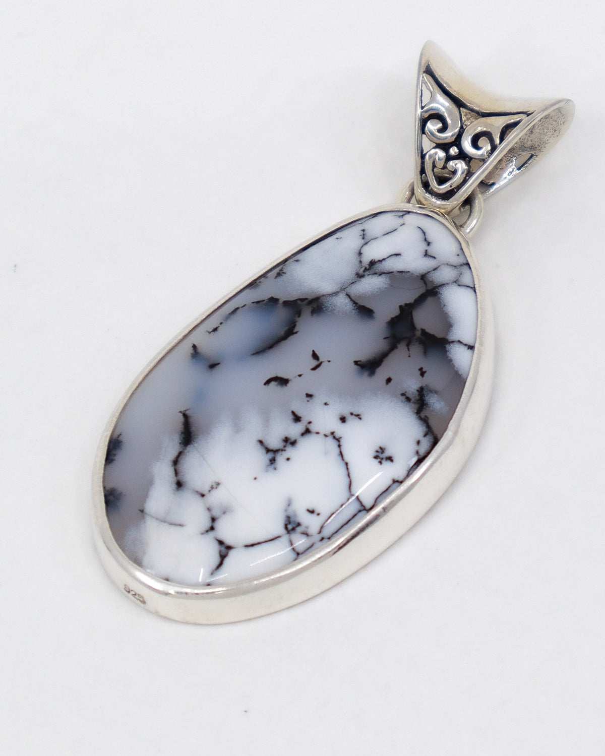 Dendritic Agate Sterling Silver Pendant – The Enchanted Forest | Growth & Inner Wisdom