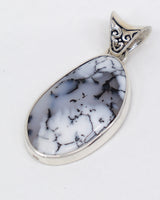Dendritic Agate Sterling Silver Pendant – The Enchanted Forest | Growth & Inner Wisdom