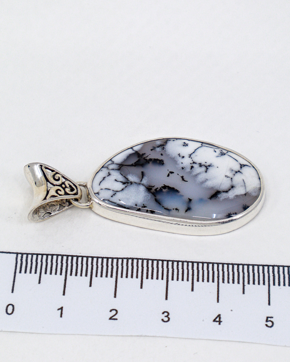 Dendritic Agate Sterling Silver Pendant – The Enchanted Forest | Growth & Inner Wisdom
