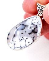 Dendritic Agate Sterling Silver Pendant – The Enchanted Forest | Growth & Inner Wisdom