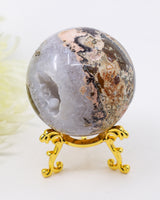 Druzy Agate Geode Sphere 295g – The Crystal Sanctuary | Peace & Harmony