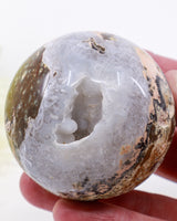Druzy Agate Geode Sphere 295g – The Crystal Sanctuary | Peace & Harmony