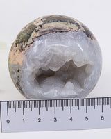 Druzy Agate Geode Sphere 295g – The Crystal Sanctuary | Peace & Harmony