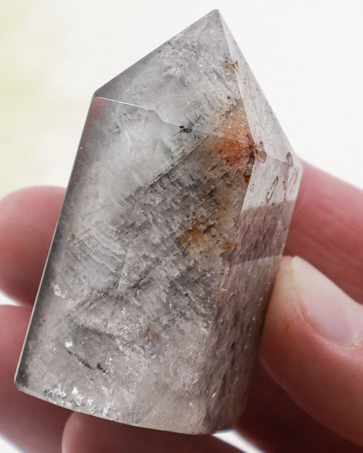 Phantom Garden Quartz Point 83g – The Ancient Forest | Transformation & Spiritual Growth