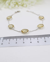 Citrine Sterling Silver Bracelet | Abundance & Confidence