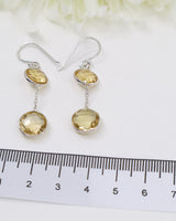 Citrine Sterling Silver Earrings | Joy & Abundance