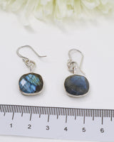 Labradorite Sterling Silver Earrings | Intuition & Protection