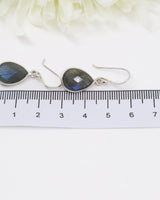 Labradorite Sterling Silver Earrings | Psychic Protection & Intuition