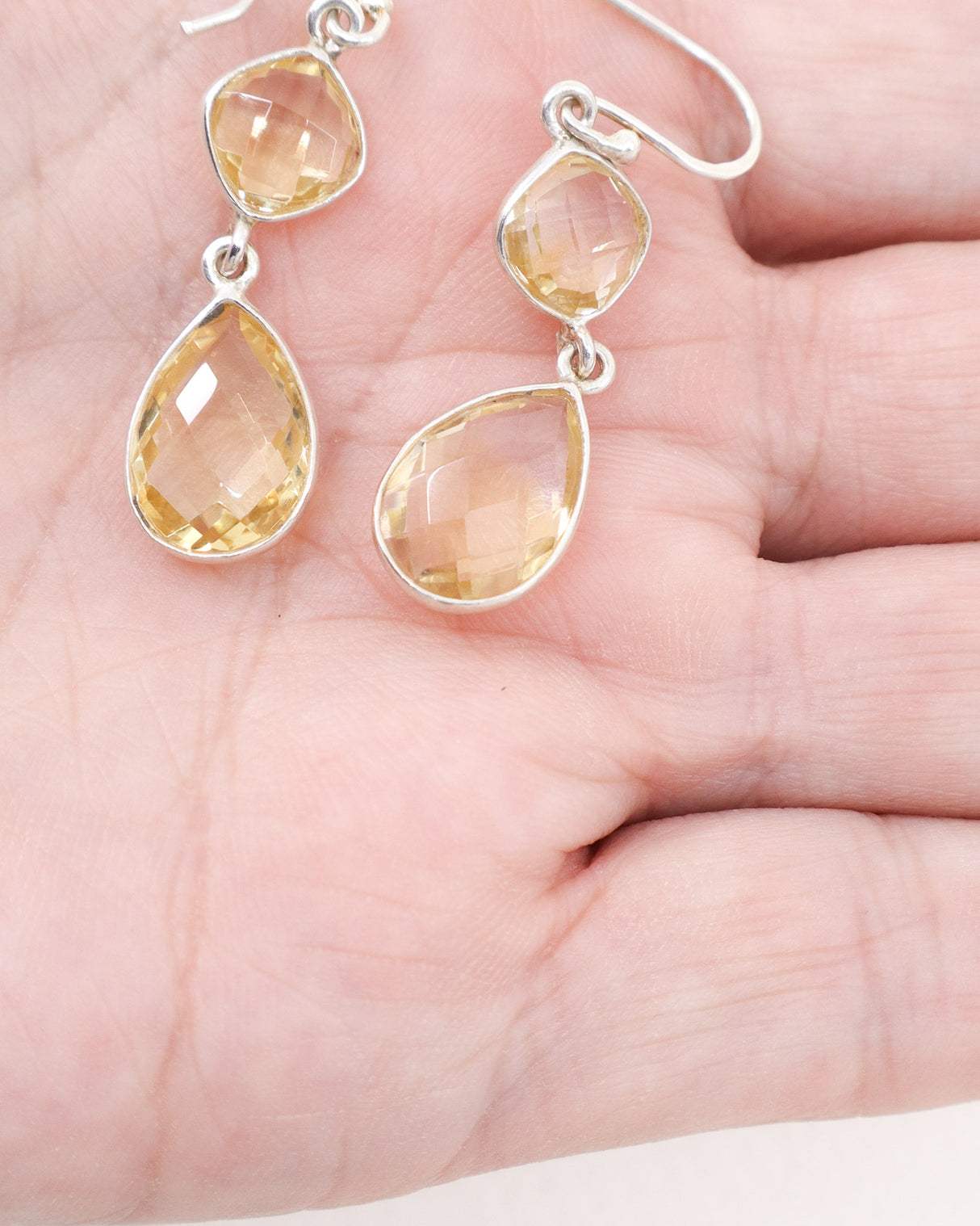 Citrine Sterling Silver Earrings | Abundance & Joy