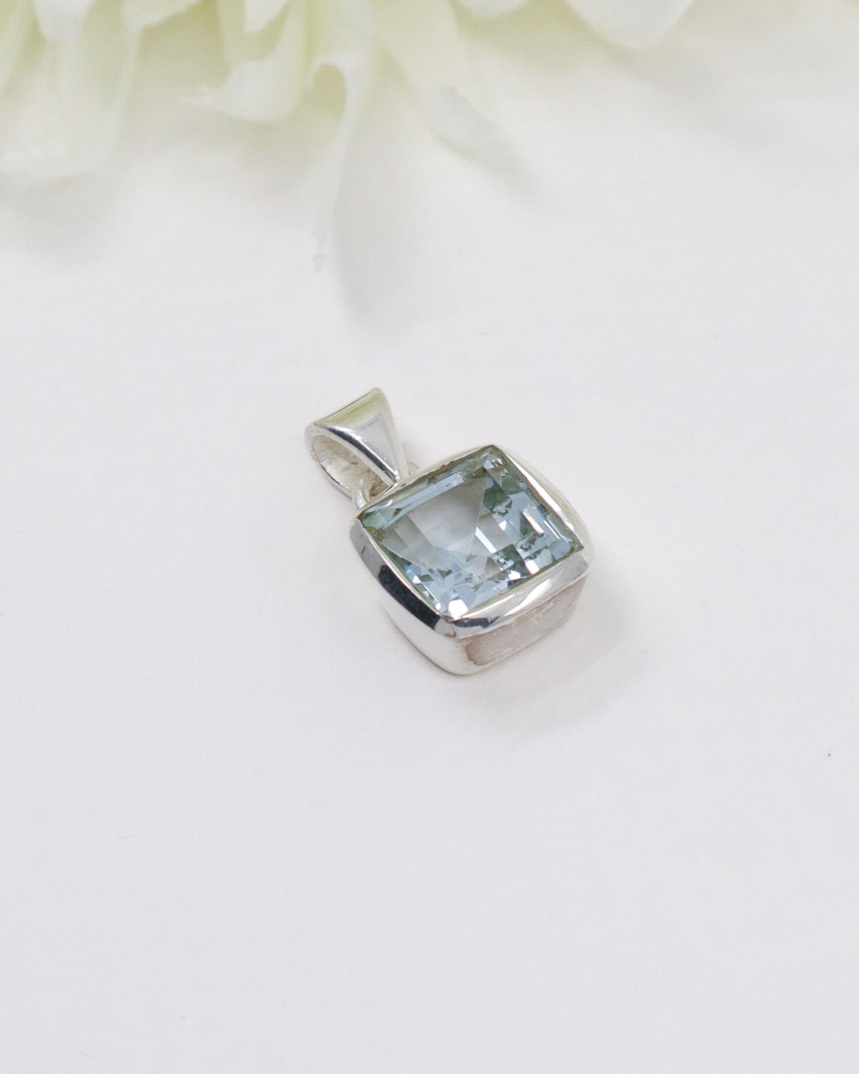 Blue Topaz Sterling Silver Pendant | Clarity & Calm Communication