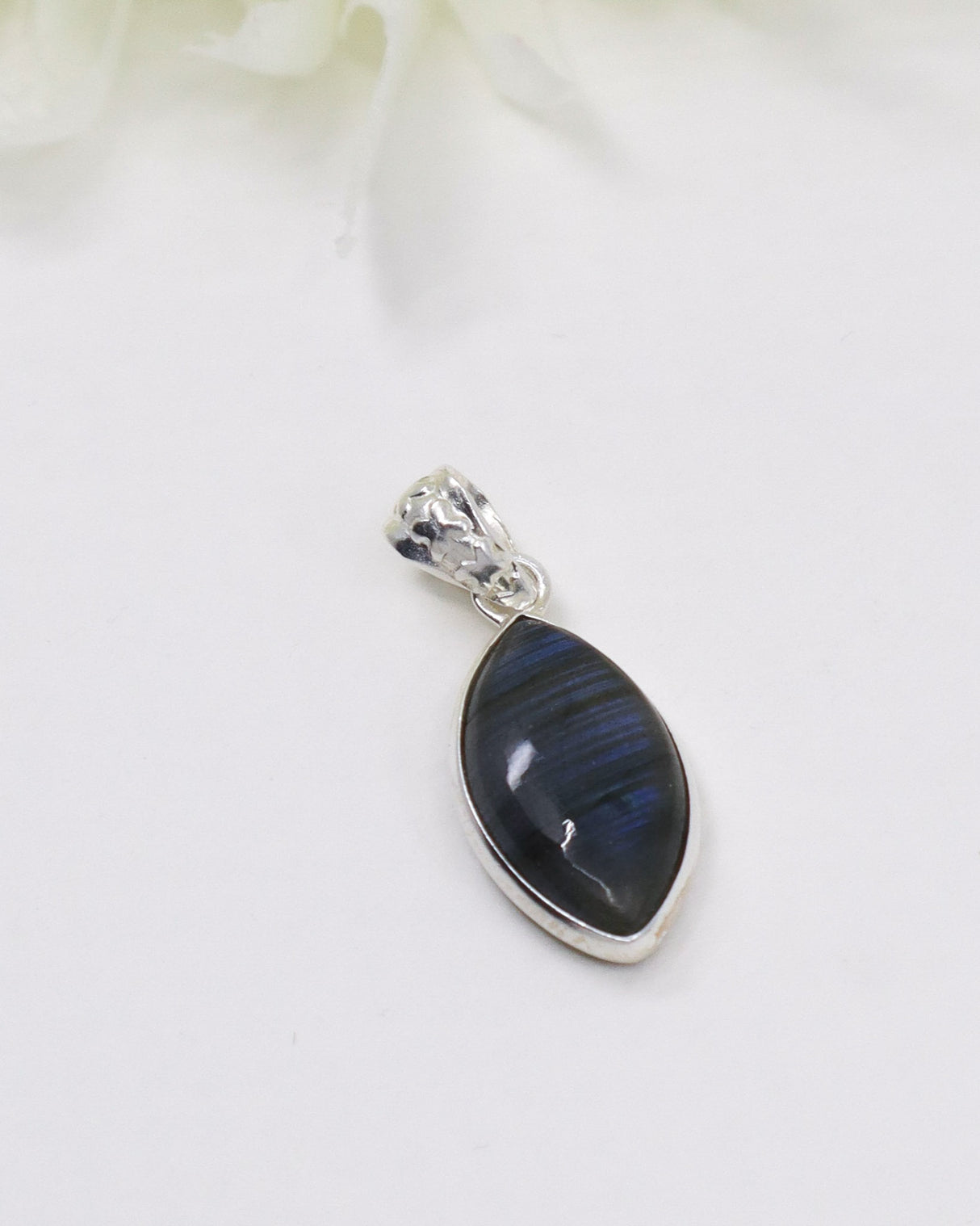 Labradorite Sterling Silver Pendant | Protection & Intuition